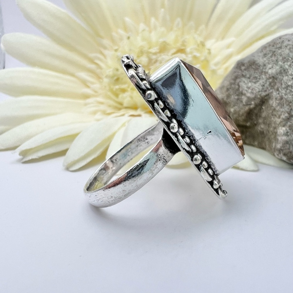 SALE- MORGANITE RING - Picture 7 of 14